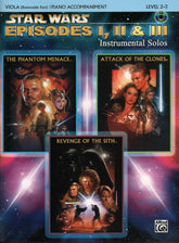 Star Wars Episodes I , II , III ,Viola Book & CD Published by Alfred Music Publishing