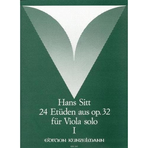 Sitt, Hans - 24 Etudes from Op 32 Volume 1 Edited by Klemm Edition Kunzelmann