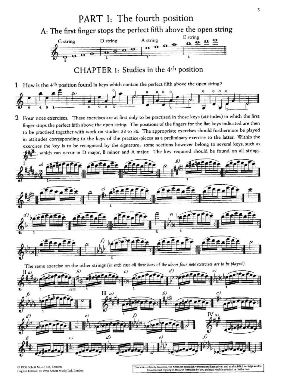 Doflein, Erich and Elma - The Doflein Method Volume 5: Higher Positions - Violin - Schott Edition