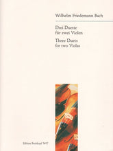 WF Bach - Three Duets for Two Violas - edited by Joachim Altemark - Breitkopf & Härtel Edition