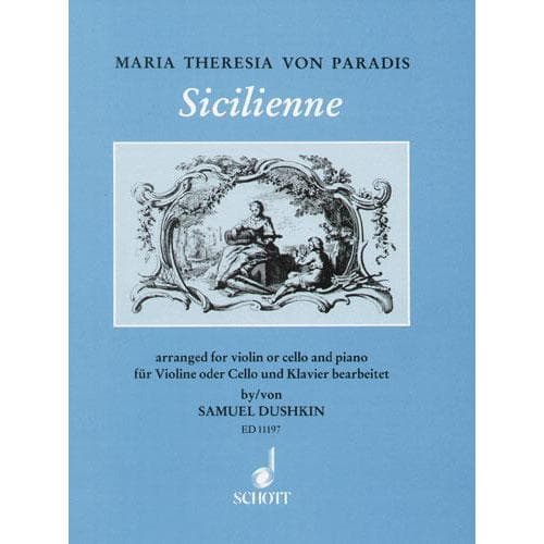 Paradies - Sicilienne For Violin or Cello and Piano Published by Schott Music