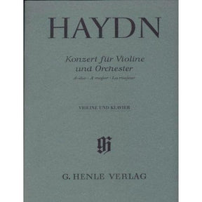 Haydn, Franz Joseph - Concerto in A Major, Hob VIIa:3 - Violin and Piano - edited by Günter Thomas and Heinz Lohmann - G Henle Verlag