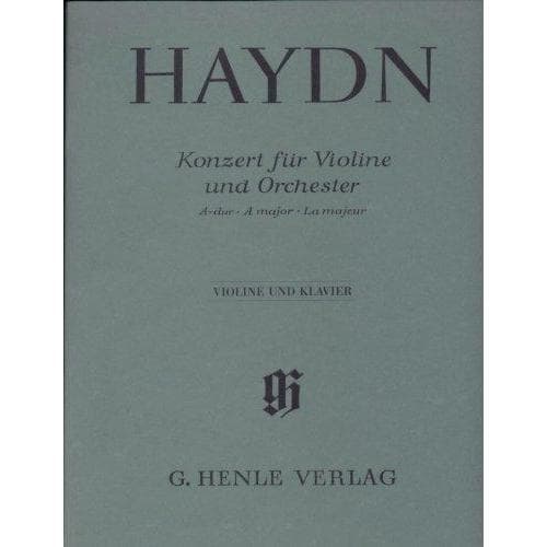 Haydn, Franz Joseph - Concerto in A Major, Hob VIIa:3 - Violin and Piano - edited by Günter Thomas and Heinz Lohmann - G Henle Verlag