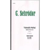 Schroeder - Violoncello Method - Volume 2 For Cello Published by Carl Fischer