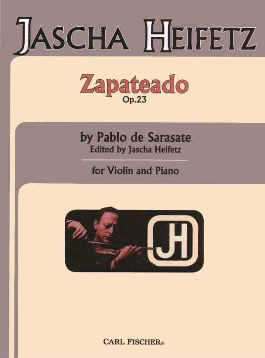 Classical Violin Sheet Music Sarasate Zapateado Op 23 No 2 By Heifetz