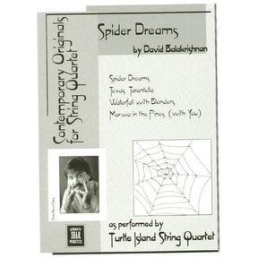 Balakrishnan, David - Spider Dreams (as performed by the Turtle Island String Quartet) - Two Violins, Viola, and Cello - Shar Music Edition