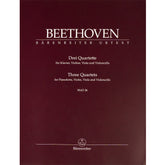 Beethoven, Ludwig van - Three Quartets for Pianoforte, Violin, Viola and Violoncello WoO 36