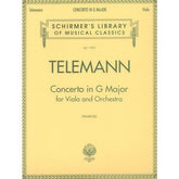 Telemann, Georg Philipp - Concerto in G Major TWV 51:G9 For Viola and Piano Edited by Primrose Published by G Schirmer