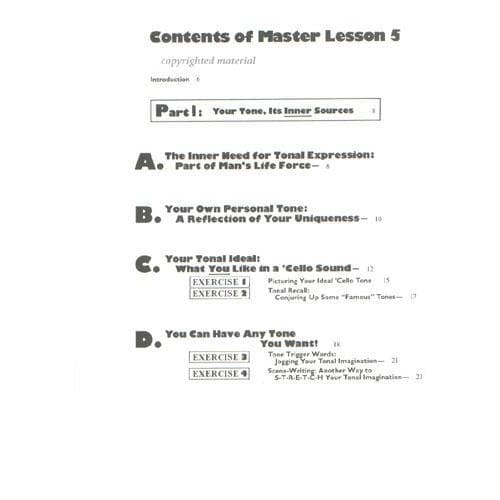 Wimmer The Joy of Cello Playing - Master Lesson 5. Published by Arioso Press.