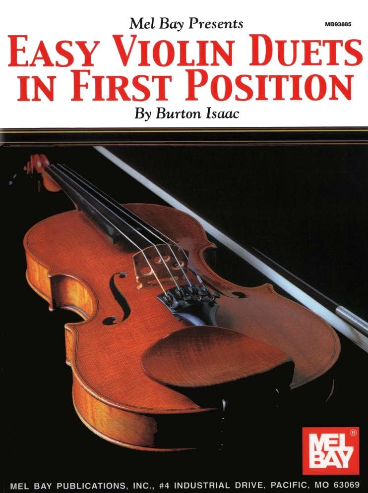 Isaac, Burton - Easy Violin Duets in First Position - Two Violins - Mel Bay Publications