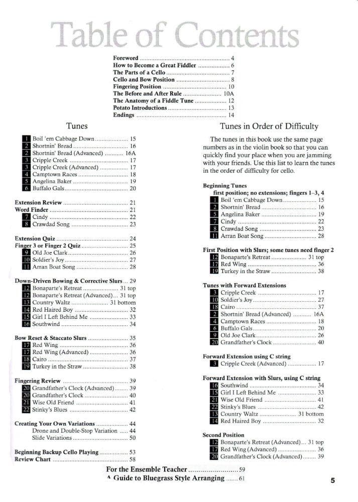 Wicklund / Farr - The American Fiddle Method, Volume 1 - for Cello - Book with Online Audio Access - Mel Bay Publications