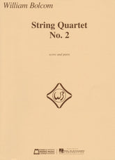 Bolcom, William - String Quartet No. 2 - Score and Parts - Edward B. Marks Music Company