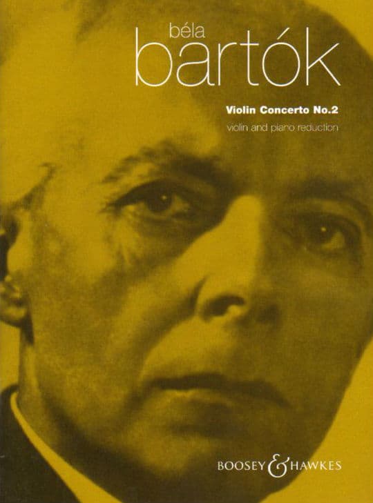 Bartók, Béla  - Violin Concerto No 2, Sz 117 - Violin and Piano - Boosey & Hawkes Edition