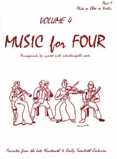 Music for Four, Volume 4 - Part 1 (Violin/Oboe/Flute) - arranged by Daniel Kelley - Last Resort Music