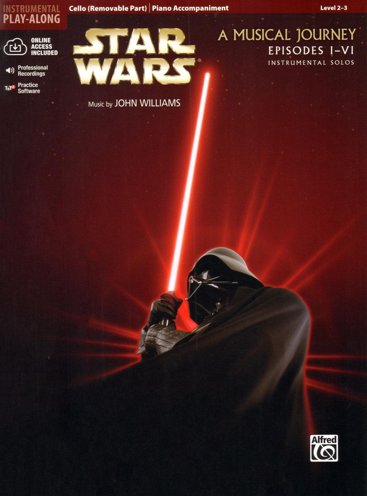 Williams, John - Star Wars for Cello and Piano - Book/Online Audio - Alfred Music