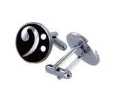 Musician's Cuff Links - Bass Clef