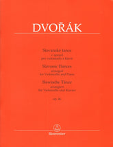 Dvorak, Antonin - Slavonic Dances, Op. 46 - arranged by J. Gemrot - for Cello and Piano - Barenreiter