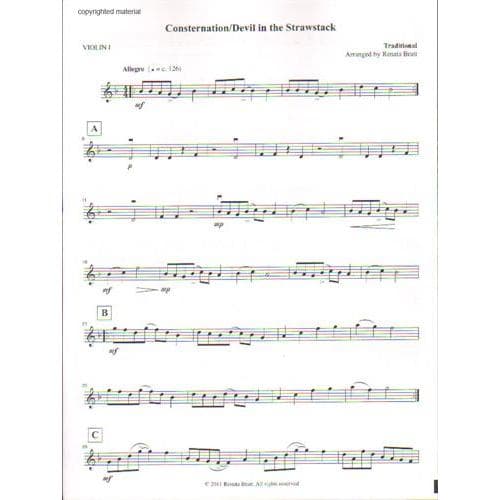 Appalachian Tunes for Intermediate String Orchestra - Score and Parts - Arranged by Renata Bratt - String Letter Publishing