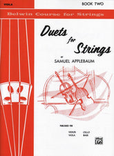 Applebaum, Samuel - Duets For Strings - Book 2 for Viola - Belwin/Mills Publication