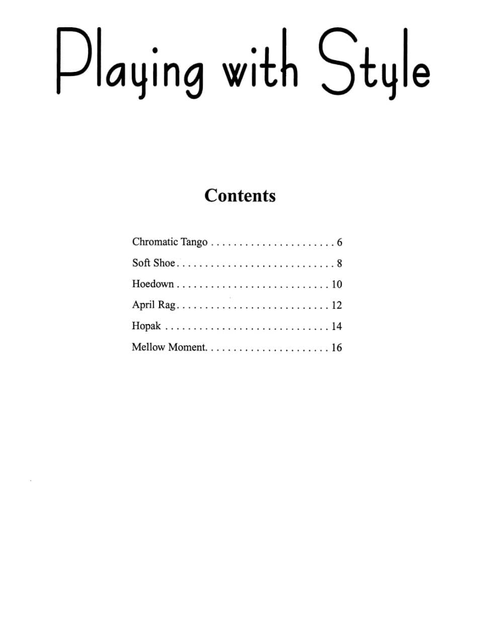 Martin, Joanne - Playing With Style for String Quartet or String Orchestra - Cello part - Alfred Music Publishing