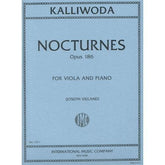 Kalliwoda, JW - Six Nocturnes, Op 186 - Viola and Piano - edited by Joseph Vieland - International Music Co