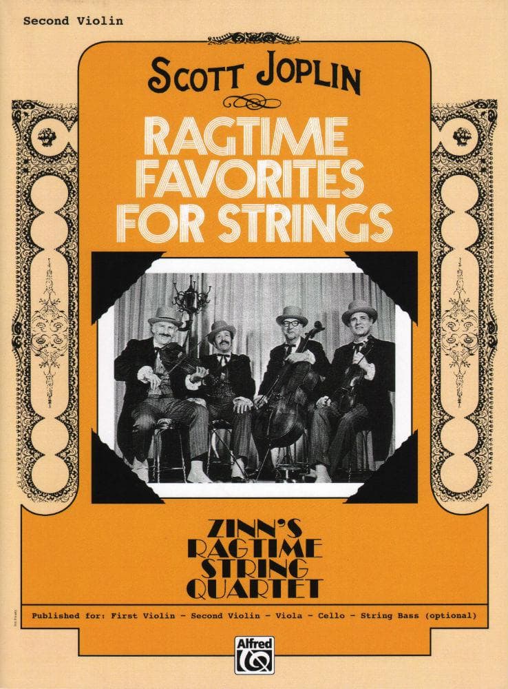 Joplin, Scott - Ragtime Favorites for Strings - Violin 2 part - arranged by William Zinn - Belwin-Mills Publishing