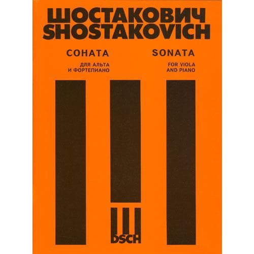 Shostakovich, Dmitri - Sonata Op 147 ( 1975 ) For Viola and Piano Published by DSCH