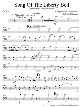 O'Connor, Mark - Song Of The Liberty Bell for Violin and String Orchestra - String Parts - Digital Download