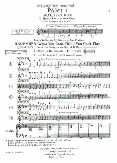 Paul Herfurth - A Tune a Day: A Beginning Scale Book - Violin - Boston Music Company/Hal Leonard