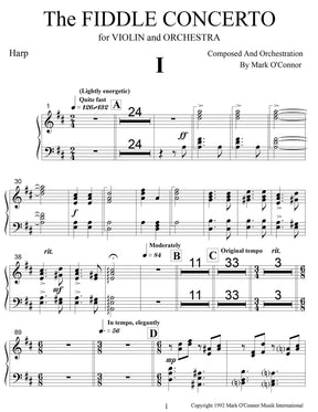 O'Connor, Mark - The FIDDLE CONCERTO for Violin and Orchestra - String Parts - Digital Download