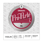 Pro Arte Violin String Set 4/4 Size Medium