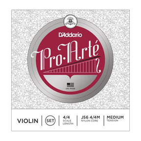 Pro Arte Violin String Set 4/4 Size Medium