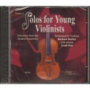 Solos for Young Violinists Volume 4 CD by Barbara Barber Published by Alfred Music Publishing