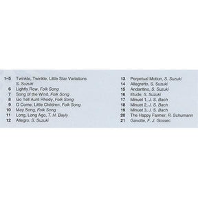 Suzuki Violin School CD, Volume 1, Performed by Cerone