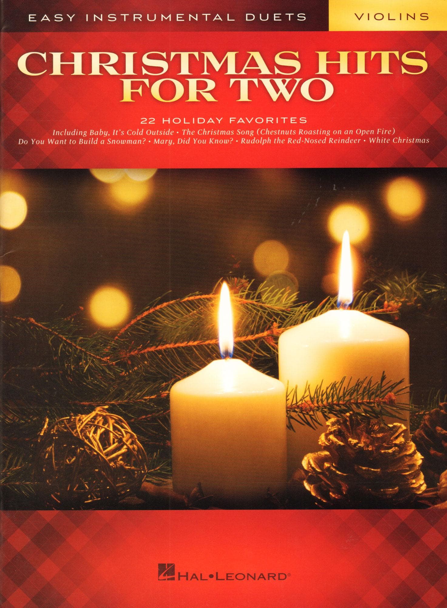 Christmas Hits for Two - 22 Easy Instrumental Duets for Two Violins - Hal Leonard