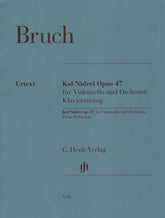 Bruch, M. - Kol Nidrei, op. 47 - for Cello and Piano - G Henle Verlag URTEXT