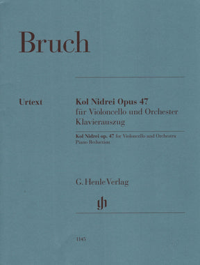 Bruch, M. - Kol Nidrei, op. 47 - for Cello and Piano - G Henle Verlag URTEXT