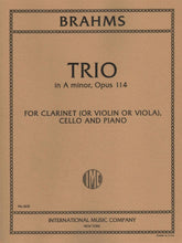 Brahms, Johannes - Clarinet Trio in a minor Op 114 for Violin, Cello and Piano - International Edition