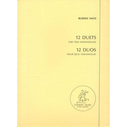 Matz, Rudolf - 12 Duets for Two Violoncellos - Two Cellos - Dominis Music Edition