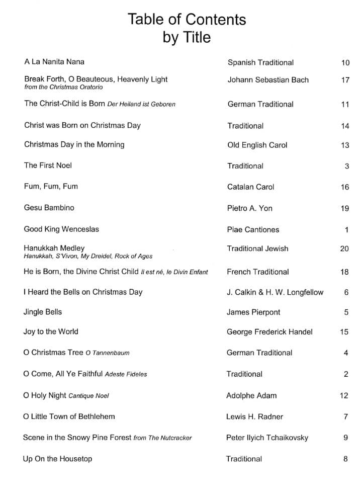 Twenty Intermediate Christmas Solos, for Cello (Bassoon) Published by Last Resort Music Publishing