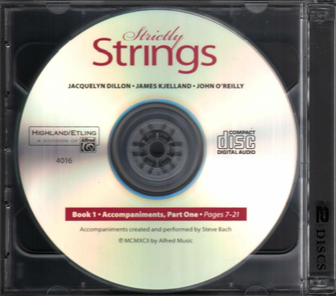 Strictly Strings Series 2 Cd Set to Book 1 By James Kjelland Published by Alfred Music Publishing