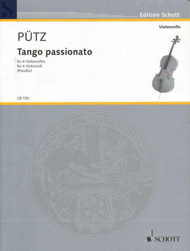 Putz - Tango Passionato For Four Cellos Published by Schott Music