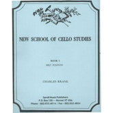 Krane, Charles - New School of Cello Studies, Book 1 - Cello solo - Spratt Music Publishers