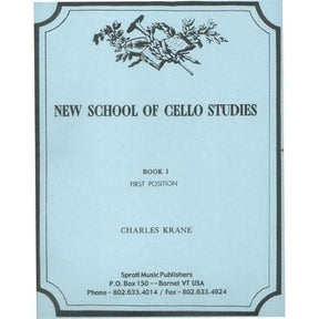 Krane, Charles - New School of Cello Studies, Book 1 - Cello solo - Spratt Music Publishers