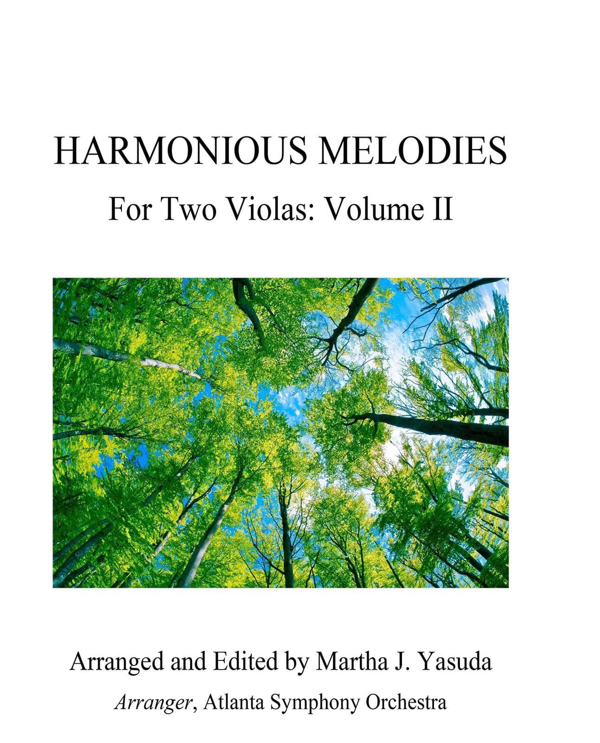 Yasuda, Martha - Harmonious Melodies Volume 2 For Two Violas-  Digital Download