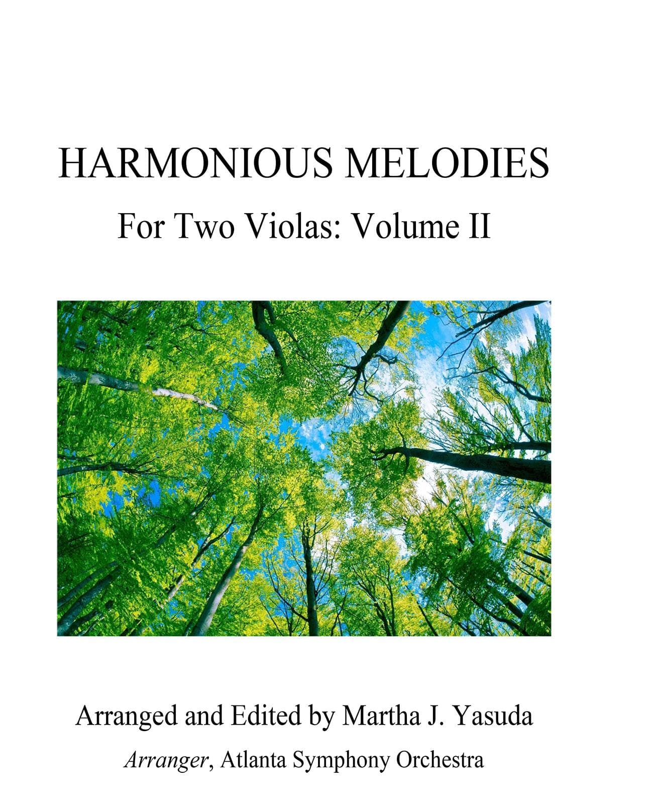 Yasuda, Martha - Harmonious Melodies Volume 2 For Two Violas-  Digital Download