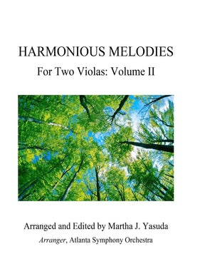 Yasuda, Martha - Harmonious Melodies Volume 2 For Two Violas-  Digital Download