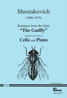 Shostakovich, Dmitri - Romance from the Suite "The Gadfly" - Cello and Piano - arranged by Sue Otty - SJ Music Edition