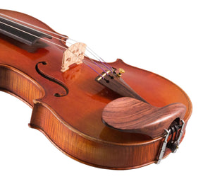 PVS Rosewood Violin Chinrest - Large Plate with Hump