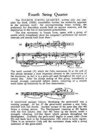 Bartók, Béla - String Quartets Nos 1-6 - Study Score - Boosey & Hawkes Edition